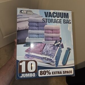 Vacuum Storage Bag - Purple and Blue